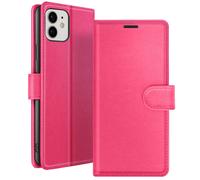 Funda tipo cartera para iPhone 12 y 12 Pro con soporte y lengüeta magnética