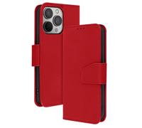 Funda tipo cartera para iPhone 13 Pro de cuero premium con función de soporte