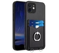 Funda tipo cartera para Moto G Play 2024 4G con tarjetero, funda para Moto G Play 2024 4G con bloqueo para mujeres y hombres, funda protectora a prueba de golpes para Moto G Play 2024 4G, color negro