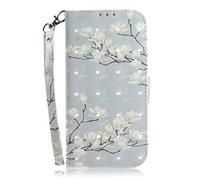 Funda tipo cartera para Motorola Moto G75, pintada en 3D, con absorción de golpes, de piel sintética, ranuras para tarjetas, función de soporte magnético, a prueba de golpes, para Motorola Moto G75