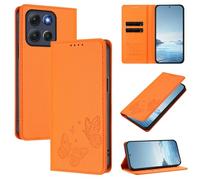 Funda tipo cartera para Motorola Moto G86 de piel sintética y TPU con tapa magnética con bloqueo RFID, 2 ranuras para tarjetas y bolsillo para efectivo, parachoques a prueba de golpes, función atril