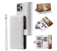 Funda tipo cartera para OPPO Reno13 5G con ranuras para tarjetas, cierre magnético, a prueba de golpes, piel sintética, cierre magnético, función atril y correa para la muñeca, para OPPO Reno13 5G,
