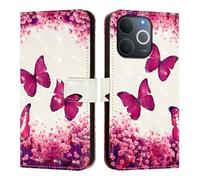 Funda tipo cartera para Realme Note 70 4G/Note 70T 4G/Narzo 80 Lite 4G/C71 4G India, funda de piel sintética con tapa para teléfono, diseño 3D, a prueba de golpes, con soporte para tarjetas, mariposa