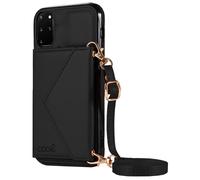 Cool Funda Colgante Wallet Negra para Samsung Galaxy S20 Plus