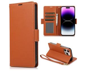 Funda tipo cartera para Samsung Galaxy A05S con ranuras para tarjetas, correa de muñeca, funda protectora interior de TPU para teléfono celular, a prueba de golpes, piel sintética, funda con tapa para