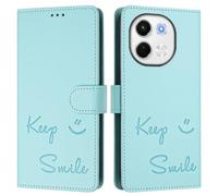 Funda tipo cartera para TECNO SPARK 6 GO/Spark Go 2020, funda de piel sintética con tapa en relieve, bloqueo RFID, soporte, cierre magnético y correa de muñeca. A01 verde