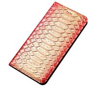 Funda Tipo Cartera para Xiaomi 17 Ultra: Funda Ejecutiva De Cuero Genuino Noble, Diseño Liso con Tapa Abatible, Función De Soporte Y Protección Anticaídas.,Orange