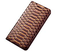Funda Tipo Cartera para Xiaomi 17 Ultra: Funda Ejecutiva De Cuero Genuino Noble, Diseño Liso con Tapa Abatible, Función De Soporte Y Protección Anticaídas.,Brown
