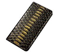 Funda Tipo Cartera para Xiaomi 17 Ultra: Funda Ejecutiva De Cuero Genuino Noble, Diseño Liso con Tapa Abatible, Función De Soporte Y Protección Anticaídas.,Black