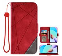 Funda tipo cartera roja Asuwish para Samsung Galaxy J5 Prime 2017