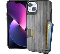 Funda tipo cartera Smartish para iPhone 14 Plus - Wallet Slayer Vol. 1 [Delgada y protectora] Tarjetero - Ranura oculta para tarjetas a prueba de