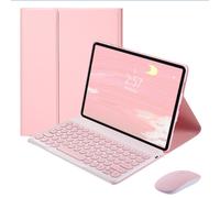 Funda tipo folio con teclado y ratón, compatible con Lenovo Tab P11 de 2.ª generación de 11,5" (TB350FU/TB350XU) 2023, desmontable magnéticamente.