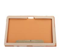 Funda tipo folio plegable con soporte para tablet, ajuste universal, soporte para visualización multiángulo, cuero sintético de primera calidad,
