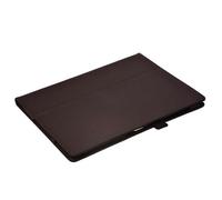 Funda tipo folio plegable con soporte para tablet Surface 3 de 10,8 pulgadas, color marrón.