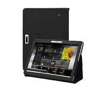Funda tipo folio universal de cuero con soporte VOSS para tablet Android de 10,1 pulgadas.