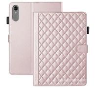 Funda Tipo Libro Delgada de Cuero PU a Prueba de Golpes Adecuada for Lenovo Xiaoxin Pad Pro 13 GT TB378FC 13,3 "2026 con Cubierta de Cierre a presión(Rose Glod)