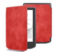 Funda tipo libro delgada para Pocketbook InkPad 4/Color 3/Color 2/Vivlio InkPad 4 7-8 pulgadas, de piel sintética de poliuretano termoplástico para PocketBook InkPad 4 Smart con modo de suspensión