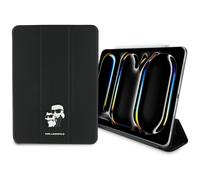 Funda tipo libro Karl Lagerfeld para iPad Pro de 11" (modelo 2024) color negro