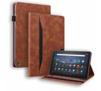 Funda tipo libro para Honor Pad X8a/Pad X9 2024 - Funda inteligente de pie con tarjetero, apagado y encendido automático, marrón