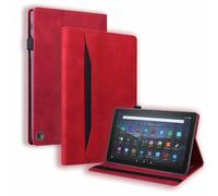 Funda tipo libro para Honor Pad X8a/Pad X9 2024 - Funda inteligente de pie con tarjetero y apagado automático, color rojo