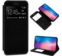 Cool Funda Flip Cover Liso Negra para Xiaomi Mi 9