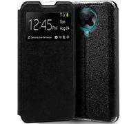 Cool Funda Flip Cover Liso Negro para Xiaomi Pocophone F2 Pro