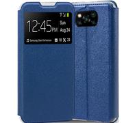 Funda Flip Cover Xiaomi Pocophone X3 Liso Azul