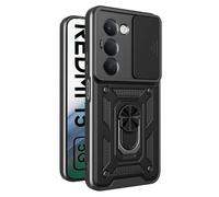 Funda TKdaddy compatible con Redmi 15 5G (Global) con tapa deslizante para la cámara, PC + TPU, con