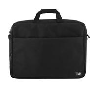 Funda T'nB MARSEILLE 15.6" Nylon Negra Monocromo Universal Asa y Correa Extraíble