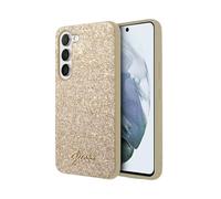 Funda TPU Guess Glitter Script Oro - Samsung Galaxy S23