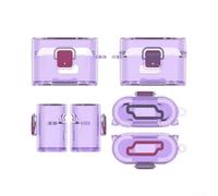 Funda TPU para Sony WF-1000XM6, color gris transparente para (morado) | Resistente al agua, a prueba de golpes, protección de 360 grados, para deportes al aire libre, viajes,