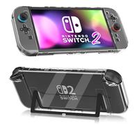Funda transparente acoplable para Nintendo Switch 2 (2025), funda protectora FANPL para Switch 2 y controlador Joy Con, fuerte y duradera, no se cae fácilmente