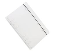 Funda transparente de 6 anillas para páginas de planificador, resistente al amarilleamiento, suministros de oficina para tarjetas, calcomanías, álbumes, diarios, cuadernos, planificadores, páginas de