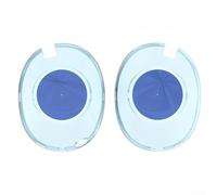 Funda transparente de TPU para auriculares Sony WH-1000XM6 a prueba de golpes, funda protectora antiarañazos, carcasa suave para auriculares con cancelación de ruido, gris (azul transparente)