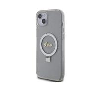 Funda transparente Guess MagSafe Script Logo - iPhone 15 Plus / 14 Plus