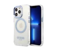 Funda transparente Guess Metal Outline compatible con MagSafe - iPhone 13 Pro Max