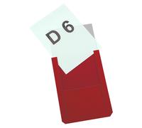 Funda transparente magnética de PVC duro EICHNER, UE 10 unidades