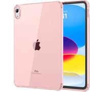 Funda Transparente MoKo para iPad (A16) 11a Gen 2025 11 pulgadas/10a Gen 2022 10,9 Pulgadas, TPU Suave Ligero, Cubierta Ultra Clara antiarañazos, Resistente a Impactos, Rosa Clara
