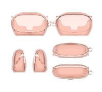 Funda Transparente para Audífonos Earbuds JBL Soundgear Clips, Cubre TPU | Resistente a golpes y arañazos, a prueba de polvo y lavable, con mosquetón y cadena para exteriores y viajes