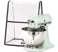 Funda transparente para batidora de pie KitchenAid, fundas de gran tamaño con bolsa organizadora compatible con batidora KitchenAid de 4,5 a 6 cuartos (Transparente)