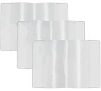 Funda transparente para cartilla de vacunación, 93 x 130 mm, funda protectora para carnet de vacunación internacional 2021, funda protectora impermeable para carné de vacunación alemana