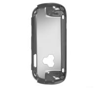 Funda transparente TRIMUI Smart Pro S - Diseño probado con mejora de dureza para mantener la visión con el tiempo (negro translúcido)