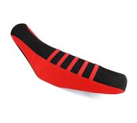 Funda transpirable Funda Antideslizante Asiento Motocicleta Para XR650L 1993-2021 2022 2023 2024 Con Pinza A Rayas(rojo)