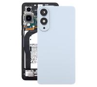Funda trasera de batería de repuesto compatible con Samsung Galaxy S25 Edge SM-S937, cubierta trasera de batería con cubierta de lente de cámara. Plateado