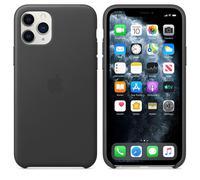 Funda Trasera De Cuero Oficial Apple Para iPhone 11 Pro Pro, Negro - Nueva