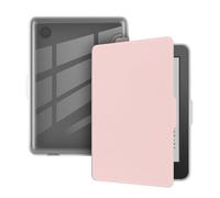Funda Trasera de Piel sintética acrílica Compatible con Kobo Clara BW/Colour 2024 2E N365 N367 N506 6'' Marco Suave y Transparente para Libros electrónicos(Pink)