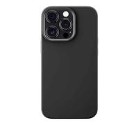 Funda trasera de silicona para iPhone 16 PRO, CellularLine, Negro