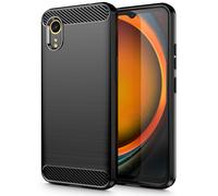Funda trasera de TPU y carbono para Samsung Galaxy XCover 7 - Negra