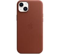 Funda Trasera Oficial Apple iPhone 14 Plus Magsafe Cuero Umber Marrón