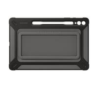 Funda trasera reforzada - Samsung - Galaxy Tab S9+ - Negro - Resistencia militar - Función soporte